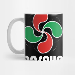 Basque design Basque Pride Lauburu Four Heads Symbol graphic Mug